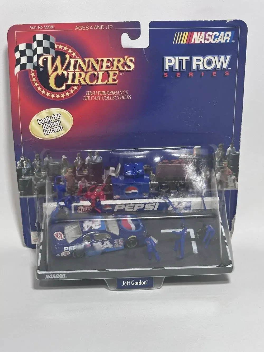 NIP NASCAR Winners Circle Jeff Gordon #24 Pepsi Pit Row Series 1:64 1998 Diecast